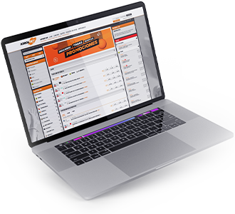 Web de la casa de apuestas KIROLBET en un ordenador.