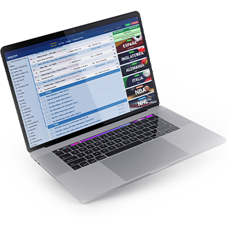 Opiniones sobre Marathonbet en un ordenador que muestra su web.