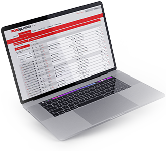 Opiniones de MARCA Apuestas en un ordenador que muestra su web.