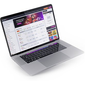 Opiniones sobre Tonybet en un ordenador que muestra su web.